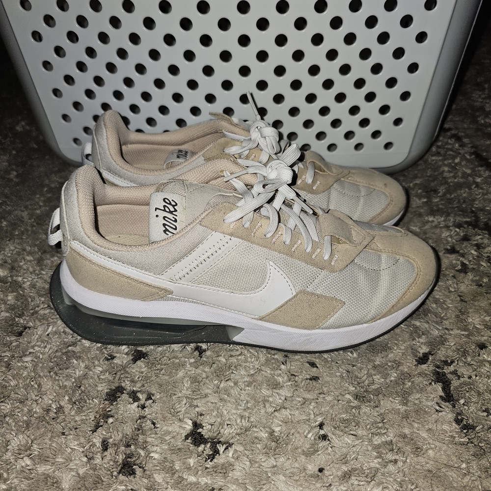 Nike Retro Runner Sneakers in Cream and White